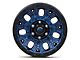 Fuel Wheels Traction Dark Blue with Black Ring 6-Lug Wheel; 17x9; -12mm Offset (07-13 Sierra 1500)