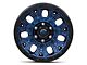 Fuel Wheels Traction Dark Blue with Black Ring 6-Lug Wheel; 17x9; 1mm Offset (07-13 Sierra 1500)