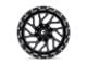 Fuel Wheels Triton Gloss Black Milled 6-Lug Wheel; 26x12; -44mm Offset (07-13 Sierra 1500)