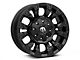 Fuel Wheels Vapor Matte Black 6-Lug Wheel; 18x9; 19mm Offset (07-13 Sierra 1500)