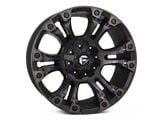 Fuel Wheels Vapor Matte Black Double Dark Tint 6-Lug Wheel; 17x9; -12mm Offset (07-13 Sierra 1500)