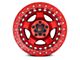 Fuel Wheels Warp Beadlock Candy Red 6-Lug Wheel; 17x9; -15mm Offset (07-13 Sierra 1500)