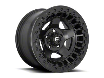 Fuel Wheels Warp Beadlock Matte Black 6-Lug Wheel; 17x9; -15mm Offset (07-13 Sierra 1500)