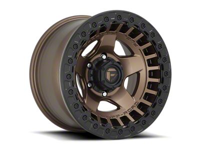 Fuel Wheels Warp Beadlock Matte Bronze 6-Lug Wheel; 17x9; -15mm Offset (07-13 Sierra 1500)