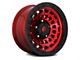 Fuel Wheels Zephyr Candy Red with Black Bead Ring 6-Lug Wheel; 18x9; 1mm Offset (07-13 Sierra 1500)