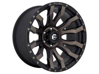 Fuel Wheels Blitz Matte Black Double Dark Tint 8-Lug Wheel; 18x9; 20mm Offset (11-14 Sierra 2500 HD)