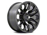 Fuel Wheels Flame Blackout 8-Lug Wheel; 20x9; 1mm Offset (11-14 Sierra 2500 HD)