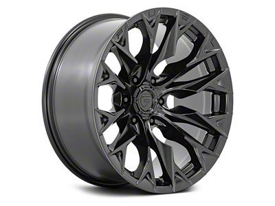 Fuel Wheels Flame Blackout 8-Lug Wheel; 20x9; 1mm Offset (11-14 Sierra 2500 HD)