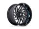 Fuel Wheels Hurricane Gloss Black Milled 8-Lug Wheel; 24x12; -44mm Offset (11-14 Sierra 2500 HD)