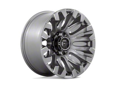 Fuel Wheels Quake Platinum 8-Lug Wheel; 20x10; -18mm Offset (11-14 Sierra 2500 HD)