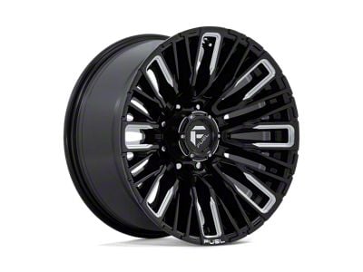 Fuel Wheels Rebar Gloss Black Milled 8-Lug Wheel; 20x10; -18mm Offset (11-14 Sierra 2500 HD)