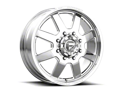 Fuel Wheels Rogue Platinum Brushed Gunmetal with Tinted Clear 8-Lug Wheel; 20x10; -18mm Offset (11-14 Sierra 2500 HD)