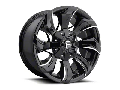 Fuel Wheels Strykr Gloss Black Milled 8-Lug Wheel; 20x9; 1mm Offset (11-14 Sierra 2500 HD)