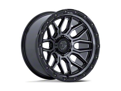 Fuel Wheels Surge Gloss Black Machined with Gray Tint 8-Lug Wheel; 20x9; 1mm Offset (11-14 Sierra 2500 HD)