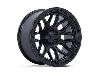 Fuel Wheels Surge Matte Black with Gloss Black Lip 8-Lug Wheel; 20x10; -18mm Offset (11-14 Sierra 2500 HD)