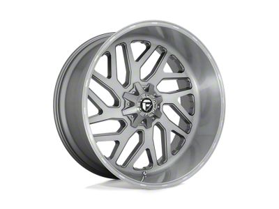 Fuel Wheels Triton Platinum Brushed Gunmetal with Tinted Clear 8-Lug Wheel; 26x12; -44mm Offset (11-14 Sierra 2500 HD)