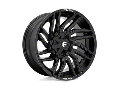 Fuel Wheels Typhoon Gloss Black 8-Lug Wheel; 22x10; -18mm Offset (11-14 Sierra 2500 HD)