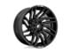 Fuel Wheels Typhoon Gloss Black 8-Lug Wheel; 22x10; -18mm Offset (11-14 Sierra 2500 HD)