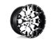 Fuel Wheels Assault Chrome with Gloss Black Lip 8-Lug Wheel; 22x10; -13mm Offset (11-14 Sierra 3500 HD SRW)