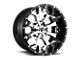 Fuel Wheels Assault Chrome with Gloss Black Lip 8-Lug Wheel; 20x10; -18mm Offset (11-14 Sierra 3500 HD SRW)