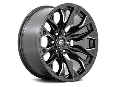 Fuel Wheels Flame Gloss Black Milled 8-Lug Wheel; 20x10; -18mm Offset (11-14 Sierra 3500 HD SRW)