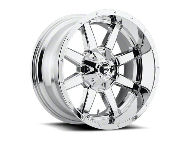 Fuel Wheels Maverick Chrome 8-Lug Wheel; 20x9; 20mm Offset (11-14 Sierra 3500 HD SRW)