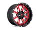 Fuel Wheels Maverick Gloss Red 8-Lug Wheel; 22x12; -44mm Offset (11-14 Sierra 3500 HD SRW)
