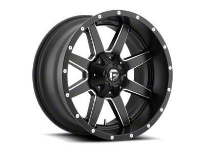 Fuel Wheels Maverick Matte Black Milled 8-Lug Wheel; 20x10; -18mm Offset (11-14 Sierra 3500 HD SRW)