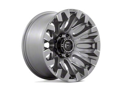 Fuel Wheels Quake Platinum 8-Lug Wheel; 20x10; -18mm Offset (11-14 Sierra 3500 HD SRW)