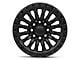 Fuel Wheels Rincon Matte Black with Gloss Black Lip 8-Lug Wheel; 20x9; 1mm Offset (11-14 Sierra 3500 HD SRW)