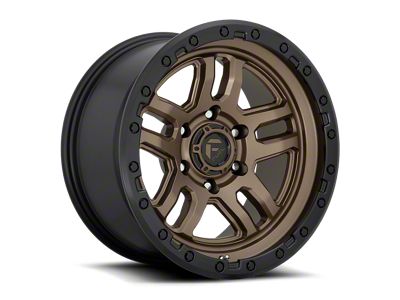 Fuel Wheels Ammo Matte Bronze with Black Bead Ring 6-Lug Wheel; 18x9; -12mm Offset (07-13 Silverado 1500)