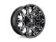 Fuel Wheels Battle Axe Gloss Black Milled 6-Lug Wheel; 17x9; -12mm Offset (07-13 Silverado 1500)