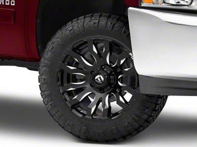 Fuel Wheels Blitz Gloss Black Milled 6-Lug Wheel; 20x9; 20mm Offset (07-13 Silverado 1500)