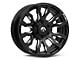 Fuel Wheels Blitz Gloss Black Milled 6-Lug Wheel; 22x10; -18mm Offset (07-13 Silverado 1500)