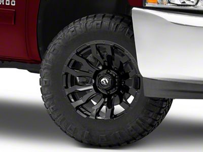 Fuel Wheels Blitz Gloss Black 6-Lug Wheel; 18x9; 1mm Offset (07-13 Silverado 1500)