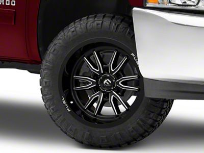 Fuel Wheels Clash Gloss Black Milled 6-Lug Wheel; 20x10; -18mm Offset (07-13 Silverado 1500)