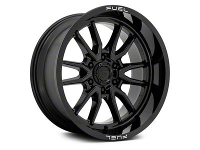 Fuel Wheels Clash Gloss Black 6-Lug Wheel; 20x9; 1mm Offset (07-13 Silverado 1500)