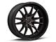 Fuel Wheels Clash Matte Black Double Dark Tint 6-Lug Wheel; 18x9; 1mm Offset (07-13 Silverado 1500)