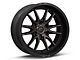 Fuel Wheels Clash Matte Black Double Dark Tint 6-Lug Wheel; 20x10; -18mm Offset (07-13 Silverado 1500)