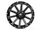 Fuel Wheels Contra Gloss Black Milled 6-Lug Wheel; 20x9; 20mm Offset (07-13 Silverado 1500)