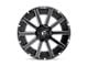 Fuel Wheels Contra Gloss Black Milled 6-Lug Wheel; 20x10; -18mm Offset (07-13 Silverado 1500)