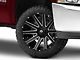 Fuel Wheels Contra Matte Black Milled 6-Lug Wheel; 22x12; -43mm Offset (07-13 Silverado 1500)