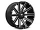 Fuel Wheels Contra Matte Black Milled 6-Lug Wheel; 22x12; -43mm Offset (07-13 Silverado 1500)