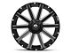 Fuel Wheels Contra Matte Black Milled 6-Lug Wheel; 22x12; -43mm Offset (07-13 Silverado 1500)