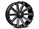 Fuel Wheels Contra Matte Black Milled 6-Lug Wheel; 22x12; -43mm Offset (07-13 Silverado 1500)