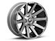 Fuel Wheels Contra Platinum Brushed Gunmetal with Tinted Clear 6-Lug Wheel; 20x10; -19mm Offset (07-13 Silverado 1500)