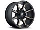 Fuel Wheels Coupler Matte Black with Double Dark Tint 6-Lug Wheel; 20x9; 20mm Offset (07-13 Silverado 1500)