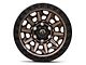 Fuel Wheels Covert Matte Bronze with Black Bead Ring 6-Lug Wheel; 17x9; 1mm Offset (07-13 Silverado 1500)