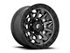 Fuel Wheels Covert Matte Gunmetal Black Bead Ring 6-Lug Wheel; 18x9; 20mm Offset (07-13 Silverado 1500)