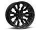 Fuel Wheels Flame Blackout 6-Lug Wheel; 20x9; 1mm Offset (07-13 Silverado 1500)